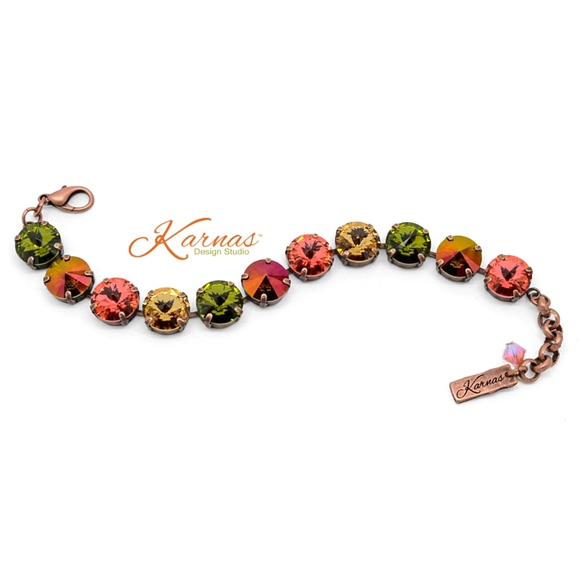 POCONO FALL 12mm Bracelet Swarovski Crystal KDS - Picture 3 of 5